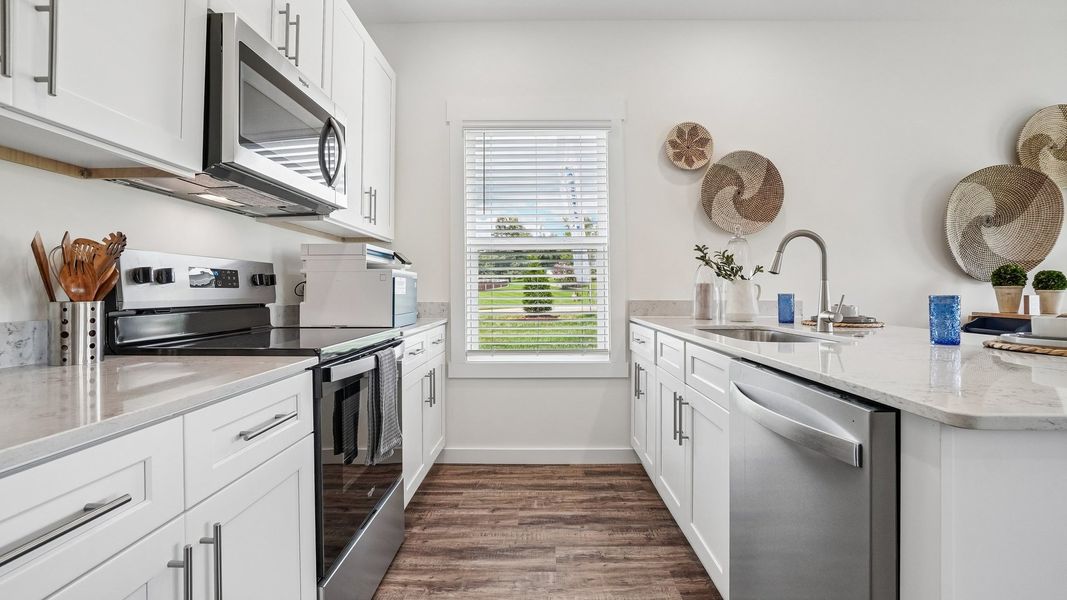 Furnished interior in a model home at Fieldcrest Acres Townhomes in Blountville (Image 4). Furnished interior in a model home at Fieldcrest Acres Townhomes in Blountville (Image 4).
