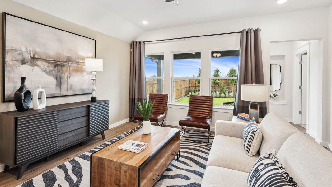 Furnished interior in a model home at Morningside in Josephine (Image 6).