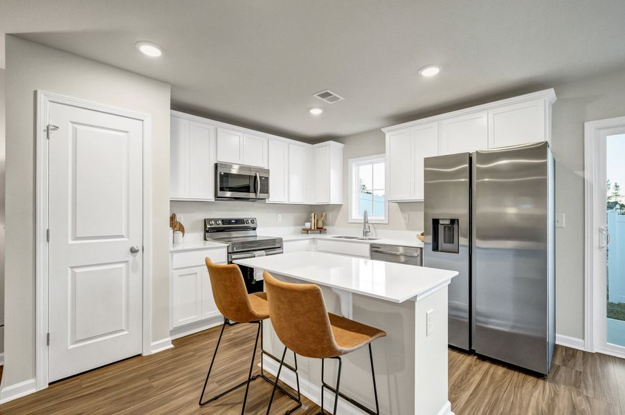 Furnished interior in a model home at Village at Boulware in Lugoff (Image 9).
