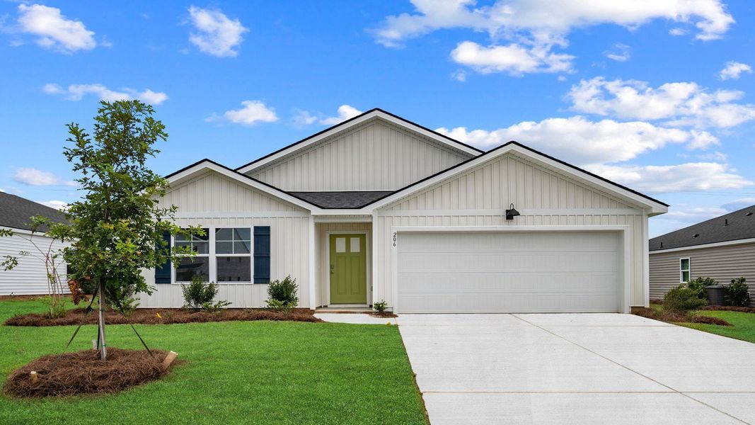 Front exterior of a home in the Holly Oaks community, located in Statesboro, GA (Image 13).