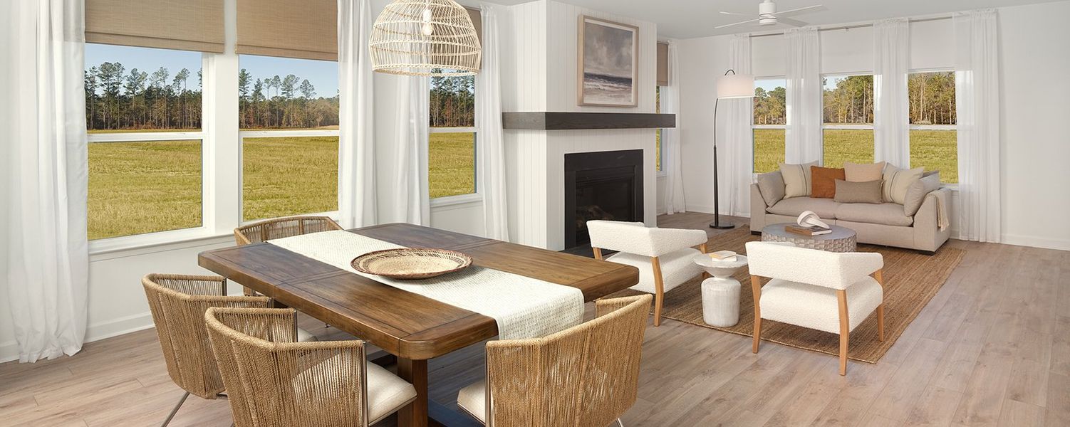 Furnished interior in a model home at Trieste at Bella Vita in Myrtle Beach (Image 6).