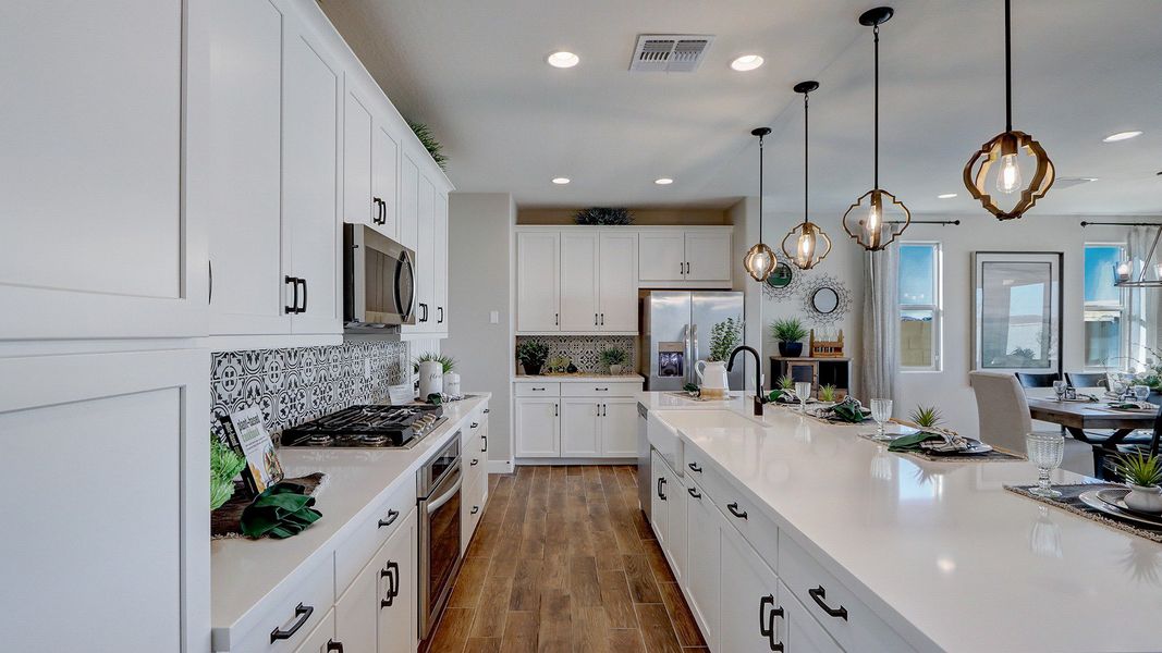 Furnished interior in a model home at The Lakes at Rancho El Dorado in Maricopa (Image 22). Furnished interior in a model home at The Lakes at Rancho El Dorado in Maricopa (Image 22).