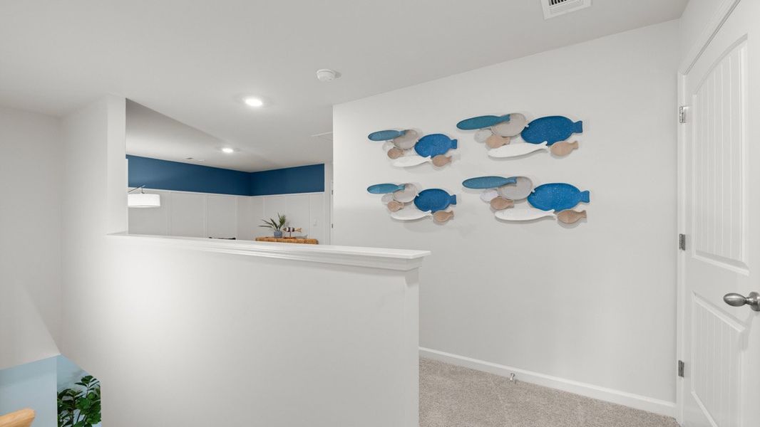 Furnished interior in a model home at Falcon Landing Townhomes in Gainesville (Image 34).