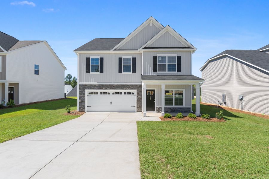 Front exterior of a home in the Nightingale Hills community, located in Lexington, SC (Image 4).