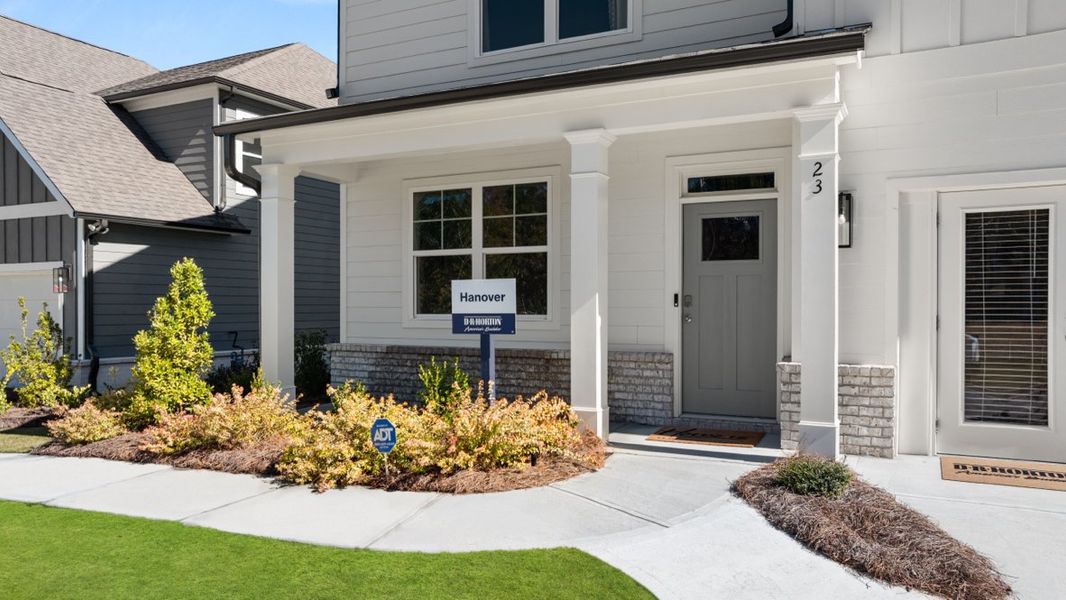 Exterior details of a home in Hamptons at Riverwood South, Dallas (Image 4).