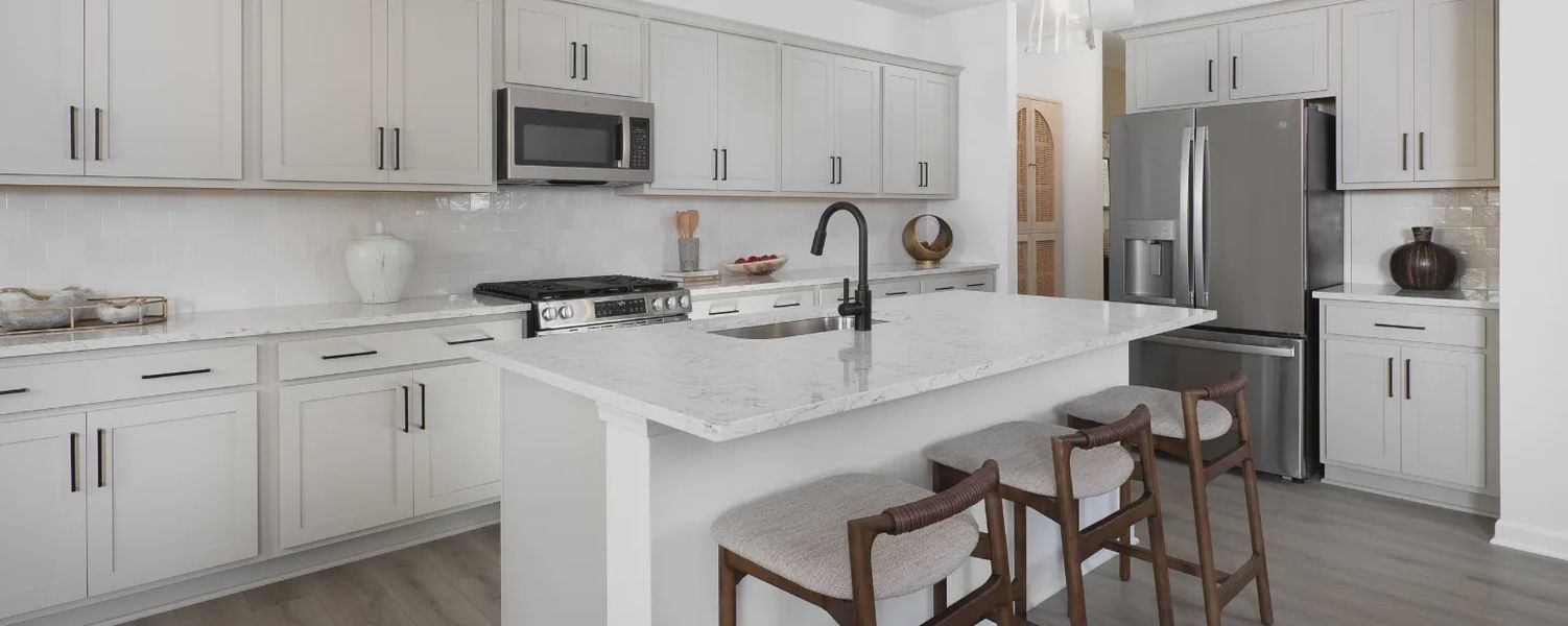 Furnished interior in a model home at The Estates at Casteel in Bethlehem (Image 17).