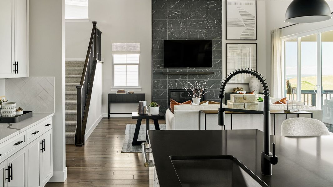 Furnished interior in a model home at Macanta Reserve Collection in Castle Rock (Image 3).