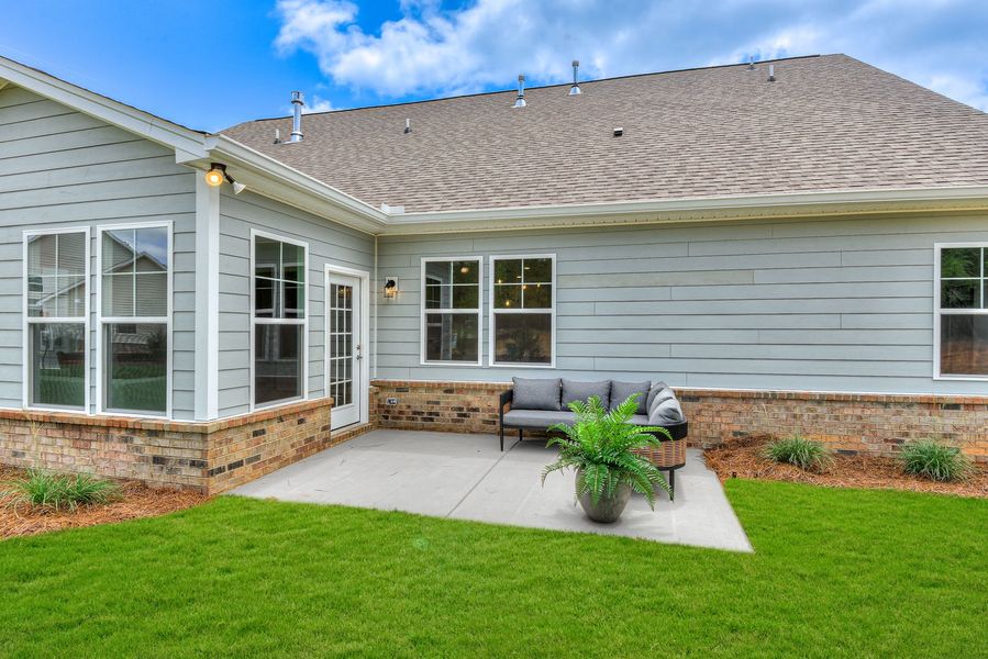 Outdoor living space to relax and unwind in the peaceful surroundings Outdoor living space to relax and unwind in the peaceful surroundings