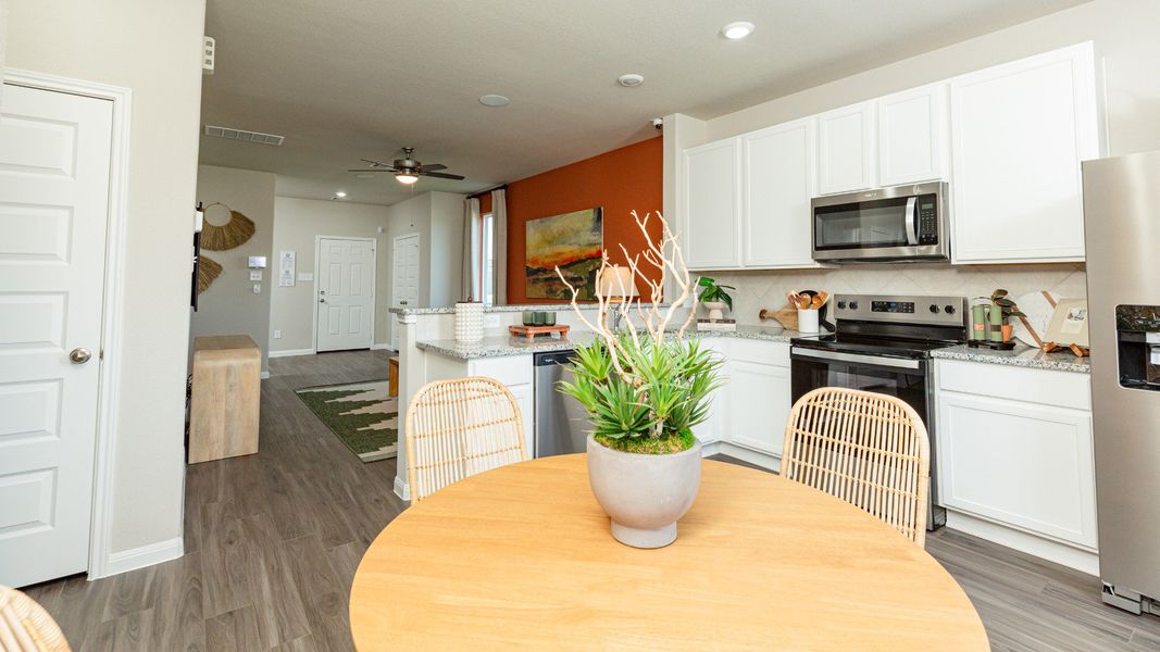 Wayside Village Model Kitchen and Dining Area