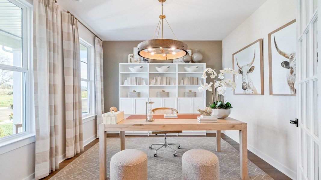 Furnished interior in a model home at Marlon's Creek in Spring Hill (Image 4). Furnished interior in a model home at Marlon's Creek in Spring Hill (Image 4).