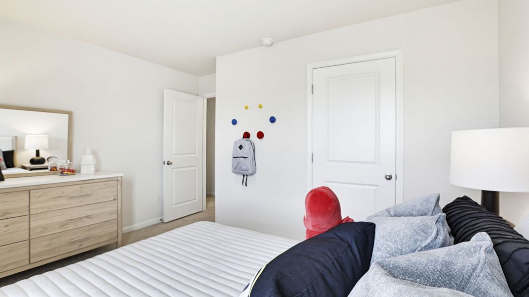 Furnished interior in a model home at Foxbank in Gray Court (Image 25).