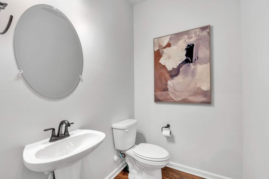 Furnished interior in a model home at Sweetlake Grove in Mableton (Image 23).