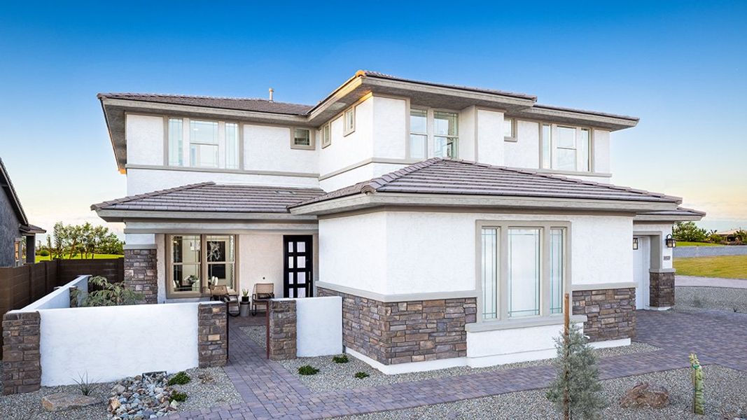 Front exterior of a home in the Stonehaven community, located in Glendale, AZ (Image 3). Front exterior of a home in the Stonehaven community, located in Glendale, AZ (Image 3).