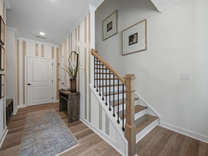 Furnished interior in a model home at Camden Park in Knightdale (Image 9).