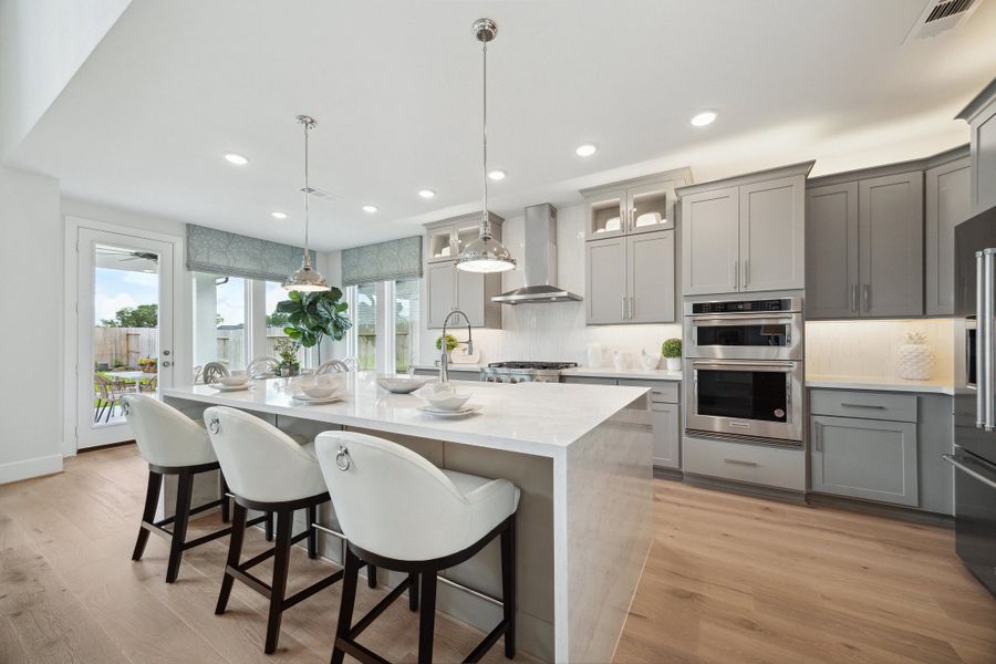 Furnished interior in a model home at Sienna - 60' in Missouri City (Image 16). Furnished interior in a model home at Sienna - 60' in Missouri City (Image 16).