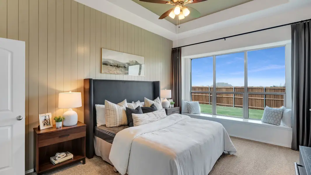 Furnished interior in a model home at Silo Mills - Select Series in Joshua (Image 6).