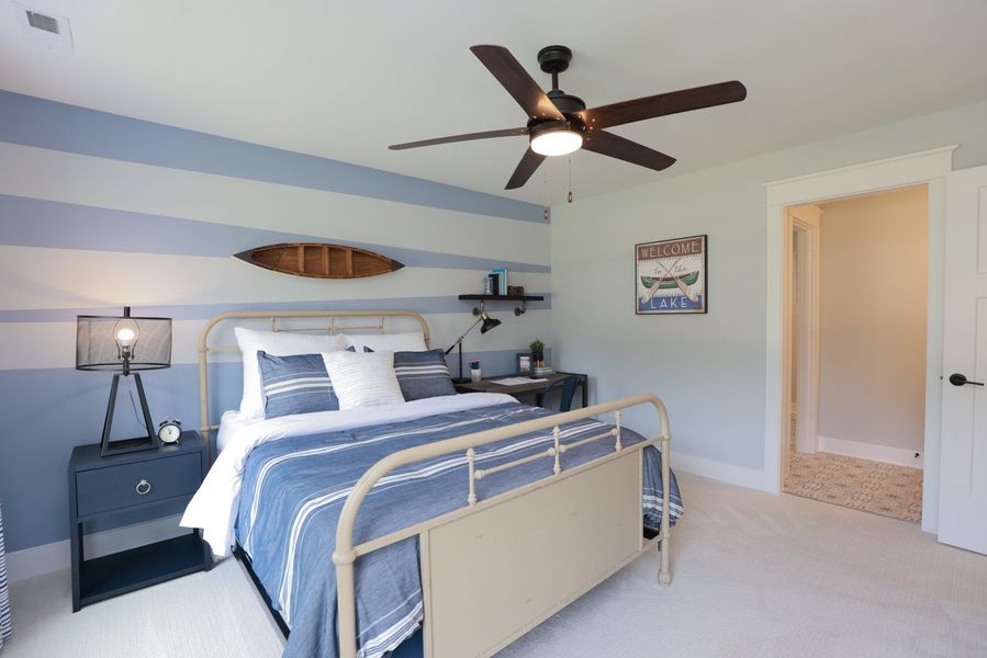 Furnished interior in a model home at The Village at Horse Creek in Graniteville (Image 18).