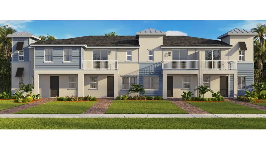 Front exterior of a home in the Sailfish Cay community, located in Stuart, FL (Image 5).