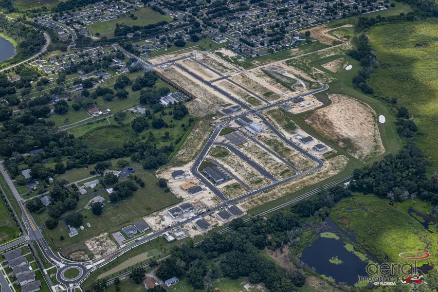 Aerial of Brand-New Community Eden Crest in Apopka Aerial of Brand-New Community Eden Crest in Apopka