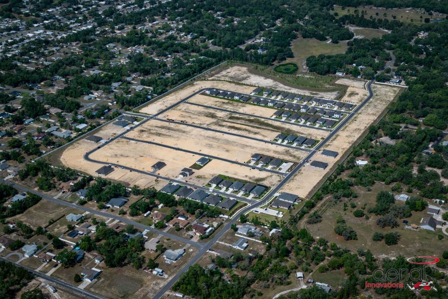 Site preparation and early development at Pinecone Reserve in Brooksville, FL (Image 10).