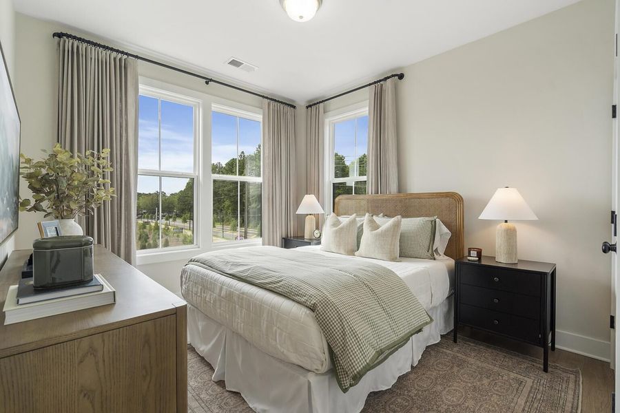 Furnished interior in a model home at BelleWether in Chattanooga (Image 24).