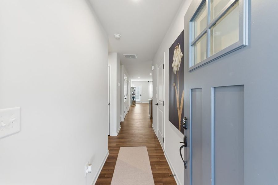 Furnished interior in a model home at Silver Leaf in Dawsonville (Image 33).