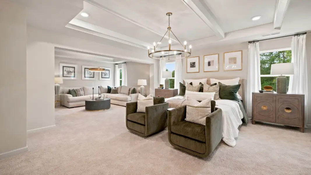 Furnished interior in a model home at Ambrosia in Stockbridge (Image 4).