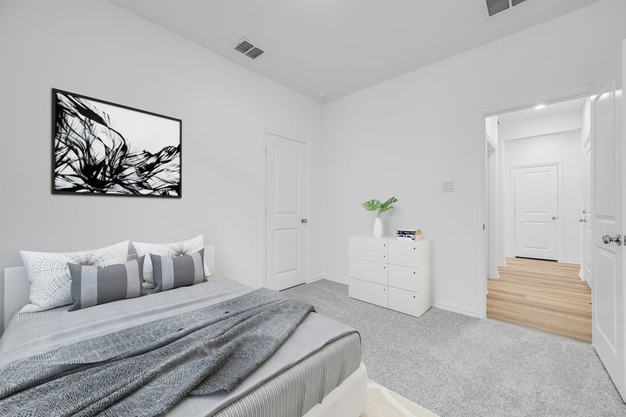 Furnished interior in a model home at River Ridge in Crandall (Image 70).