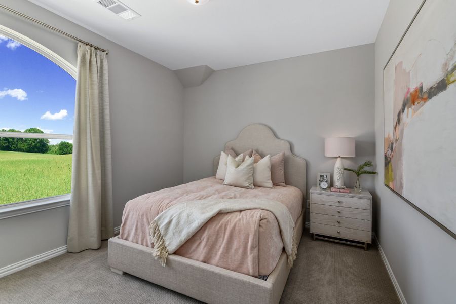 Castle Hills Northpointe Townhomes Bedroom by American Legend Homes