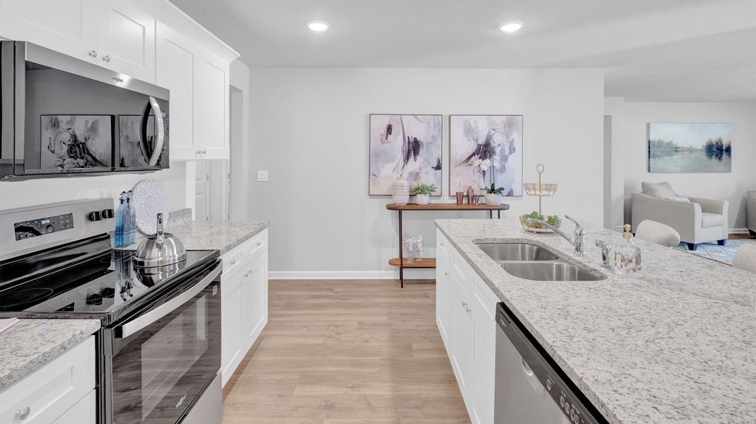 Furnished interior in a model home at Riggs Pointe in Millington (Image 17).