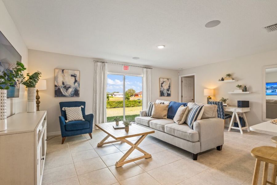 Furnished interior in a model home at Lehigh Acres in Lehigh Acres (Image 7).