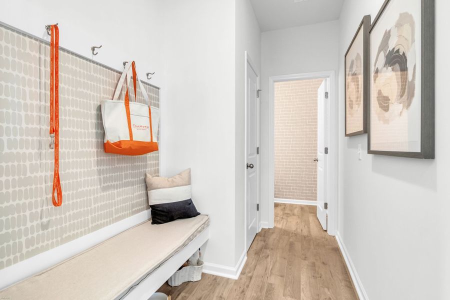 Furnished interior in a model home at Reeves Crossing in St. George (Image 12).