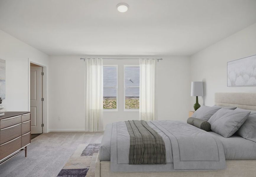 Furnished interior in a model home at Sunrise at Arbor Ridge in La Vergne (Image 7).