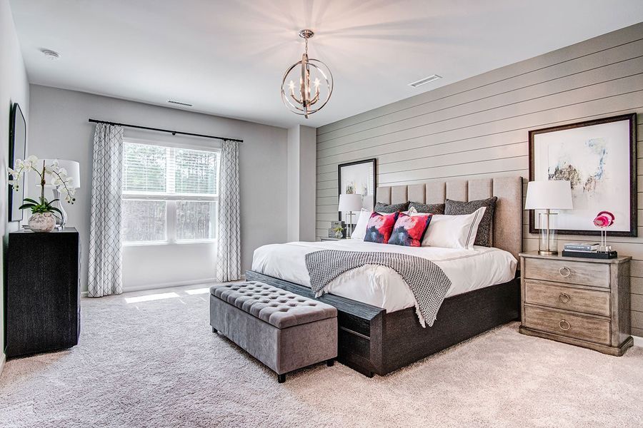 Furnished interior in a model home at Sandy Springs in Aberdeen (Image 30).