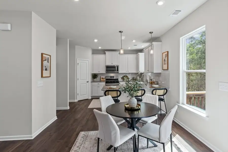 Furnished interior in a model home at Carter Grove in Cartersville (Image 6).
