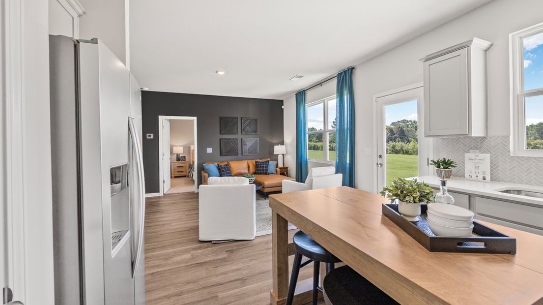 Furnished interior in a model home at Remington Chase in Perry (Image 16). Furnished interior in a model home at Remington Chase in Perry (Image 16).