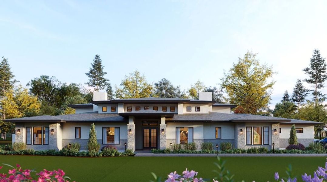 Front exterior of a home in the Tealpointe Lake Estates community, located in Tomball, TX (Image 4).