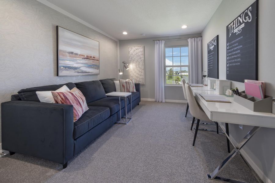 Bedroom 4 - Piper - Townhomes at Sky Lakes Estates in St. Cloud, FL by Landsea Homes