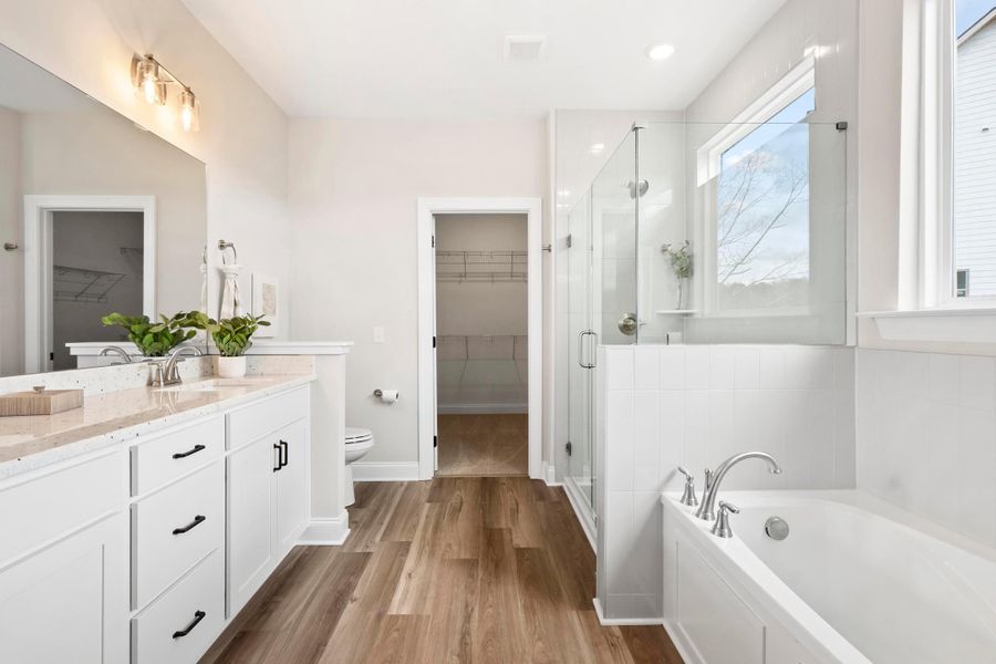 Furnished interior in a model home at Heritage Walk in Chattanooga (Image 23).