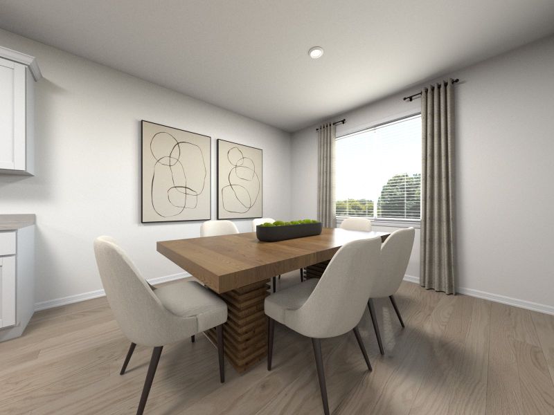 Furnished interior in a model home at Mount Plymouth Greens in Sorrento (Image 17).