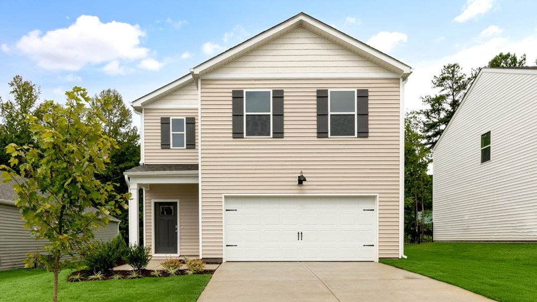 Front exterior of a home in the Galvins Ridge community, located in Sanford, NC (Image 18).