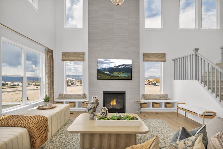 Plan C407 Living Room by American Legend Homes Plan C407 Living Room by American Legend Homes