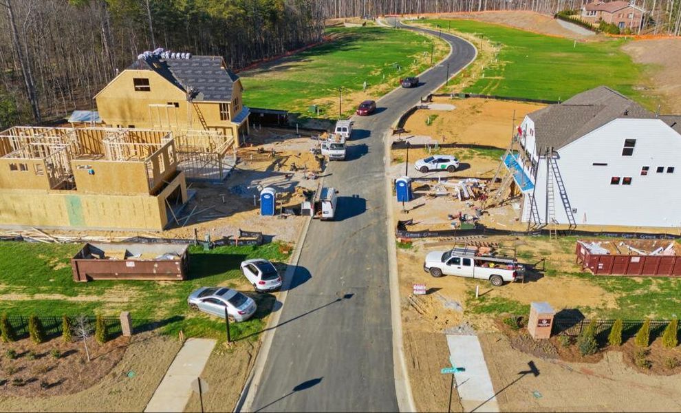 Homes under construction in the Caldwell Forest community in Charlotte, NC (Image 12).