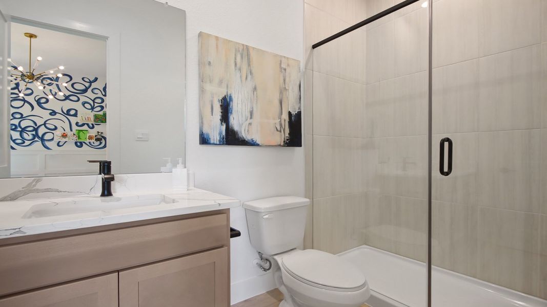 Furnished interior in a model home at Butlers Bend Estates in Pinehurst (Image 41). Furnished interior in a model home at Butlers Bend Estates in Pinehurst (Image 41).