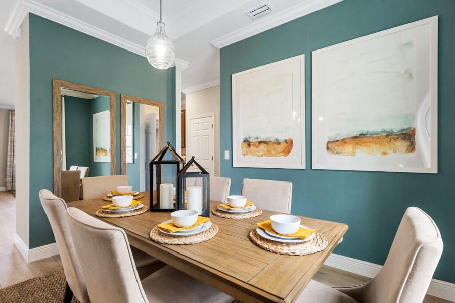 Furnished interior in a model home at Cape Coral in Cape Coral (Image 3).