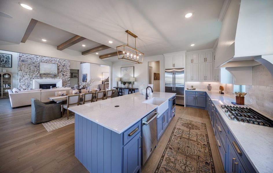 Furnished interior in a model home at Heath Golf and Yacht Club in Heath (Image 19). Furnished interior in a model home at Heath Golf and Yacht Club in Heath (Image 19).