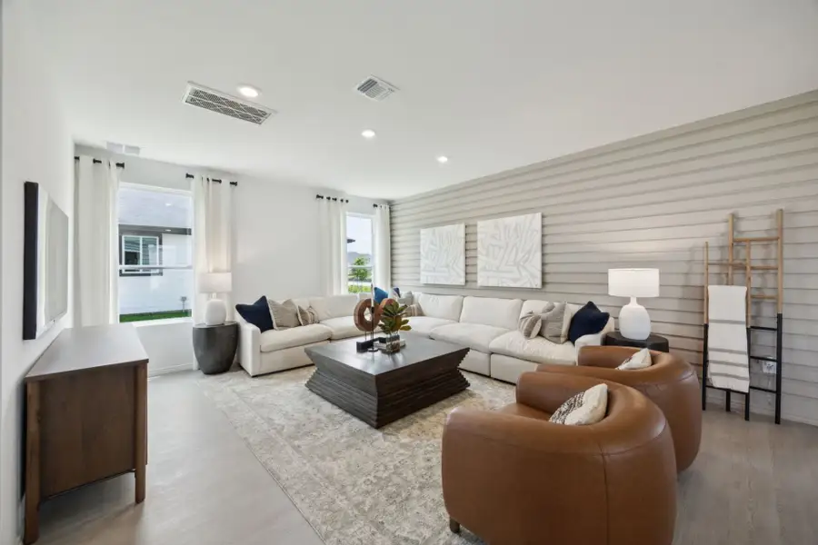 Furnished interior in a model home at Pinara Pines in Conroe (Image 3). Furnished interior in a model home at Pinara Pines in Conroe (Image 3).