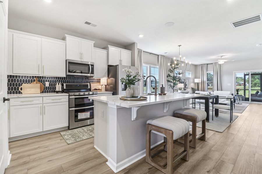 Furnished interior in a model home at Dunbar Village in Cayce (Image 11).