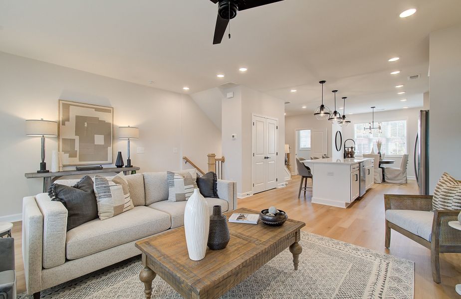 Kaufman:Family Room/View to Kitchen