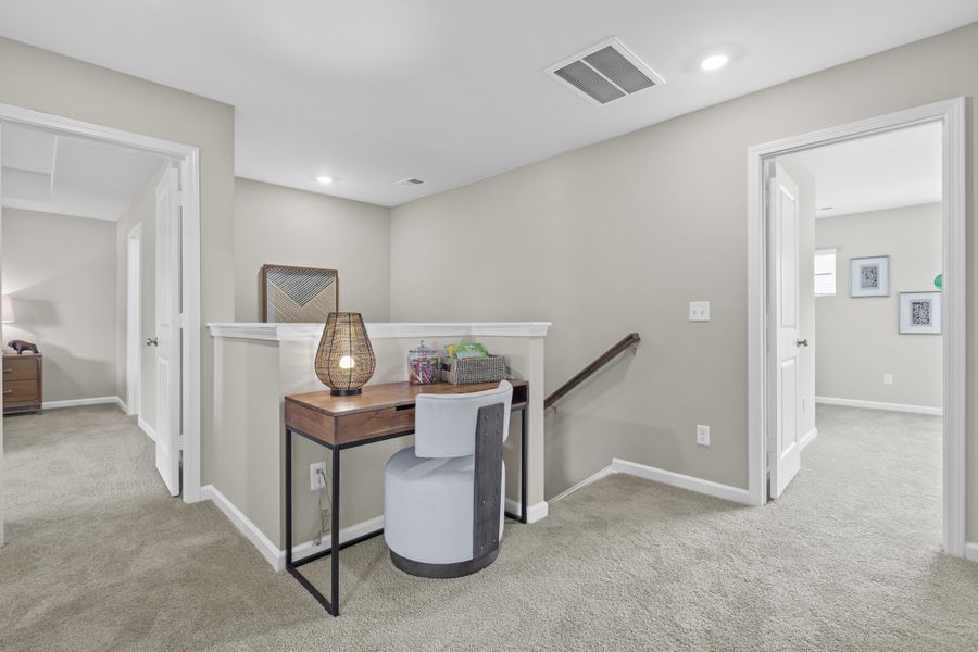 Furnished interior in a model home at Crystal Downs in Sumter (Image 36).